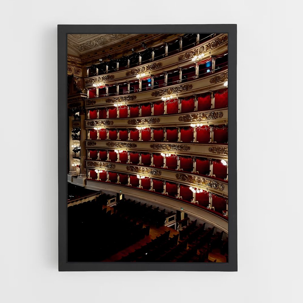 Poster Odyssée à La Scala – affiche Danse (vue 2)